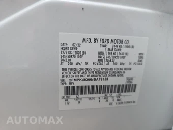2022 Ford Edge Titanium - miniatura 14
