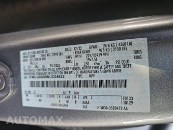 2022 Ford Escape SE – miniatura 14