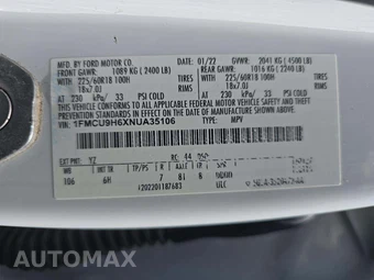 2022 Ford Escape SEL – miniatura 2