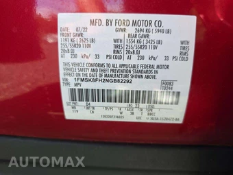 2022 Ford Explorer Limited - miniatura 5