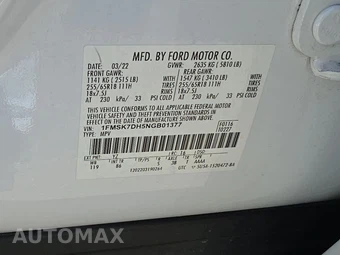2022 Ford Explorer XLT – miniatura 15