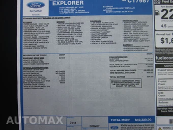 2022 Ford Explorer XLT - miniatura 55
