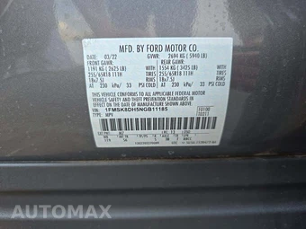 2022 Ford Explorer XLT - miniatura 5