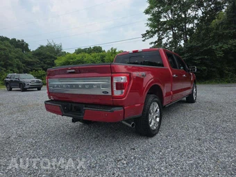 2022 Ford F-150 Hybrid Platinum Crew Cab Medium Bed - miniatura 3