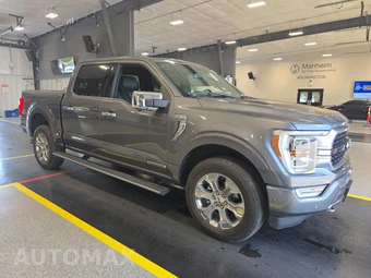 2022 Ford F-150 Hybrid Platinum Crew Cab Short Bed - miniatura 3