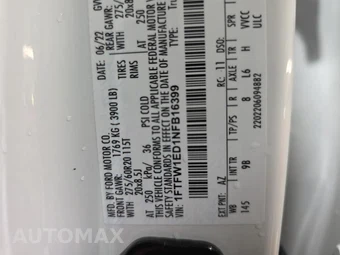 2022 Ford F-150 Hybrid Platinum Crew Cab Short Bed - miniatura 11