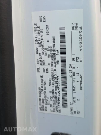 2022 Ford F-150 Hybrid XLT Crew Cab Medium Bed - miniatura 14