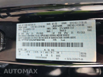 2022 Ford F-150 Platinum Crew Cab Medium Bed - miniatura 2