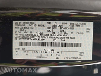 2022 Ford F-150 Platinum Crew Cab Short Bed - miniatura 5