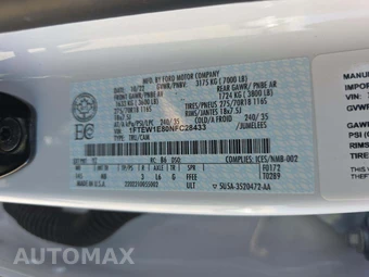 2022 Ford F-150 Tremor Crew Cab Short Bed - miniatura 5