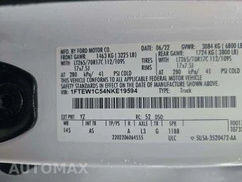 2022 Ford F-150 XL Crew Cab Short Bed - miniatura 5
