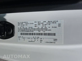 2022 Ford F-150 XL Extended Cab Medium Bed w/Rear Doors - miniatura 14
