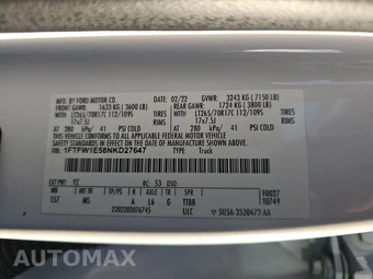 2022 Ford F-150 XLT Crew Cab Medium Bed - miniatura 15