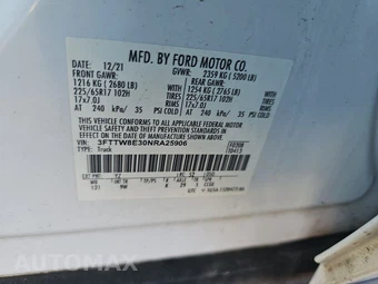 2022 Ford Maverick Hybrid XL Crew Cab Short Bed - miniatura 14