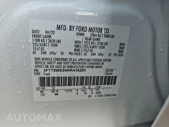 2022 Ford Maverick XL Crew Cab Short Bed - miniatura 14