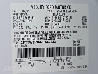 2022 Ford Maverick XL Crew Cab Short Bed - miniatura 14