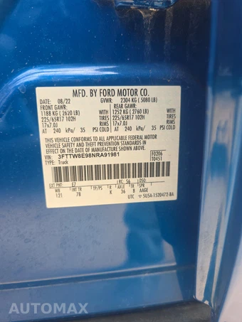 2022 Ford Maverick XLT Crew Cab Short Bed - miniatura 14