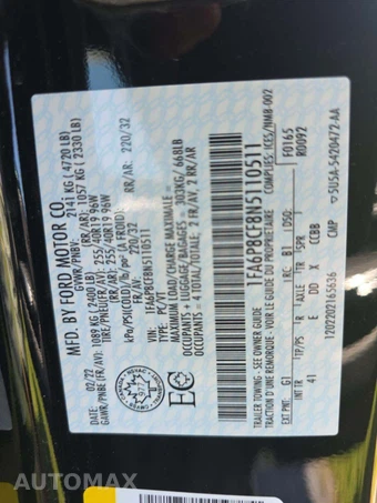 2022 Ford Mustang GT Premium Coupe - miniatura 5