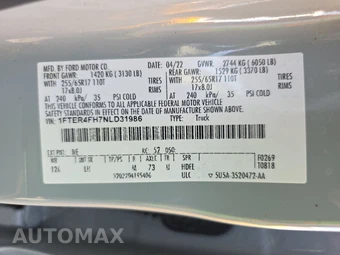 2022 Ford Ranger XL Crew Cab Medium Bed - miniatura 14