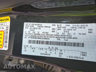 2022 Ford Ranger XLT Crew Cab Medium Bed - miniatura 14