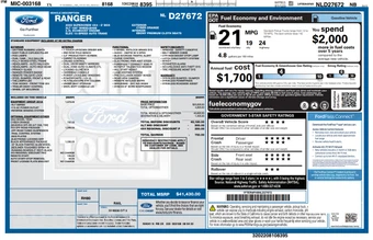 2022 Ford Ranger XLT Crew Cab Medium Bed - miniatura 7