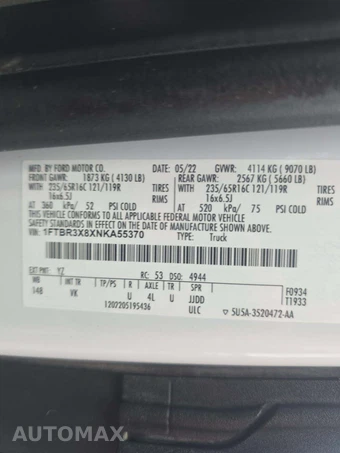 2022 Ford Transit 250 Cargo Van High Roof 148.0" WB - miniatura 2