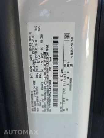 2022 Ford Transit 250 Cargo Van Medium Roof 130.0" WB - miniatura 14