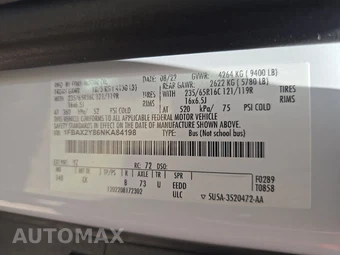 2022 Ford Transit 350 Passenger Wagon XLT Low Roof 148.0" WB - miniatura 15