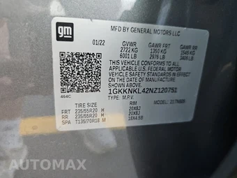 2022 GMC Acadia SLE 3SA – miniatura 14