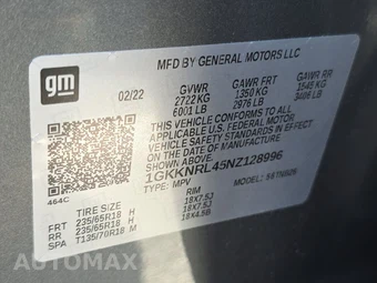 2022 GMC Acadia SLE 3SA - miniatura 22