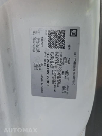 2022 GMC Savana 2500 Cargo Van 1WT 135.2" WB - miniatura 15