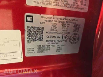 2022 GMC Sierra 1500 AT4 Crew Cab Medium Bed - miniatura 5