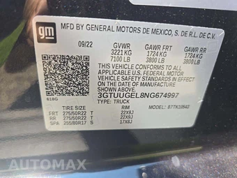 2022 GMC Sierra 1500 Denali Crew Cab Short Bed 5SA - miniatura 5