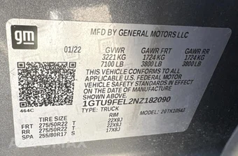 2022 GMC Sierra 1500 Denali Limited Crew Cab Short Bed 5SA - miniatura 25