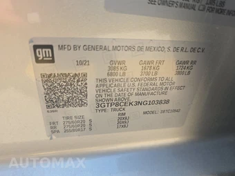2022 GMC Sierra 1500 Limited Elevation Crew Cab Short Bed 3SB - miniatura 13