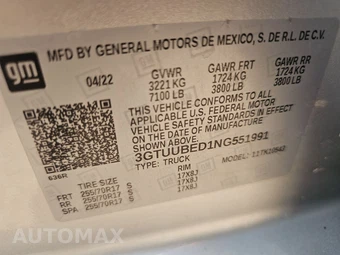 2022 GMC Sierra 1500 SLE Crew Cab Short Bed 3SA - miniatura 14