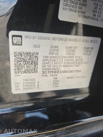 2022 GMC Sierra 1500 SLT Crew Cab Short Bed 4SA - miniatura 14