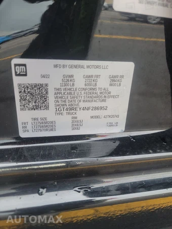 2022 GMC Sierra 2500 Denali HD Crew Cab Medium Bed 5SA - miniatura 14