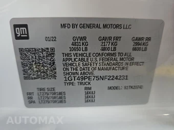 2022 GMC Sierra 2500HD AT4 Crew Cab Medium Bed 4SB - miniatura 15
