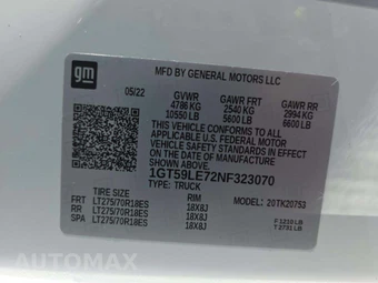 2022 GMC Sierra 2500HD Pro Extended Cab Medium Bed 1SA - miniatura 5