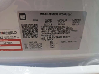 2022 GMC Sierra 2500HD Pro Extended Cab Medium Bed 1SA - miniatura 2