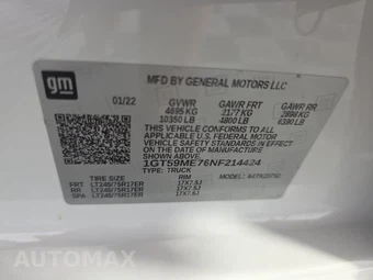 2022 GMC Sierra 2500HD SLE Extended Cab Medium Bed 3SA - miniatura 15