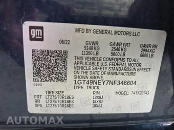 2022 GMC Sierra 2500HD SLT Crew Cab Medium Bed 4SA - miniatura 11