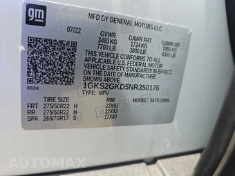 2022 GMC Yukon XL SLT 4SA - miniatura 15