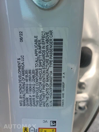 2022 Honda Accord Hybrid EX-L - miniatura 14