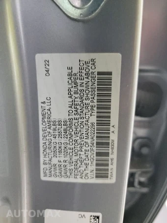 2022 Honda Accord Hybrid EX-L - miniatura 14