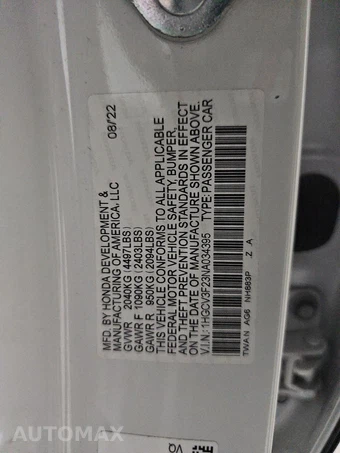 2022 Honda Accord Hybrid Sport - miniatura 14