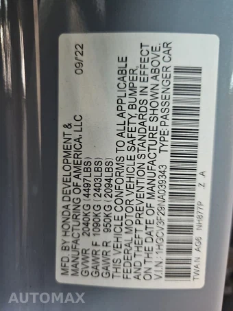 2022 Honda Accord Hybrid Sport - miniatura 14