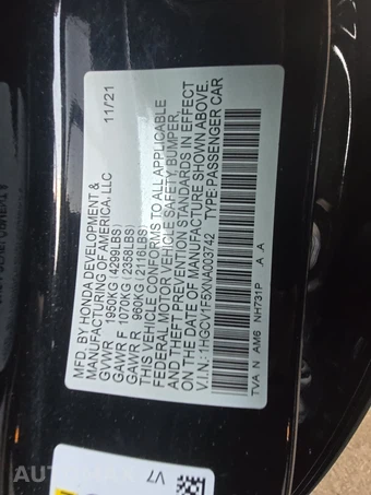 2022 Honda Accord Sedan EX-L 1.5T - miniatura 14