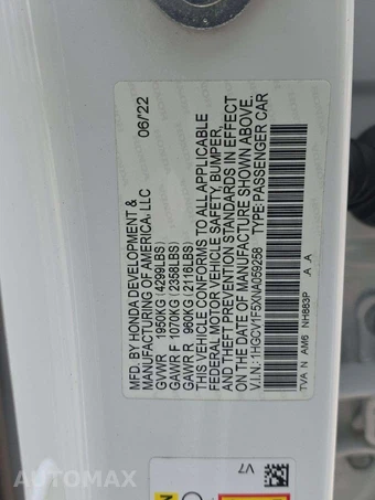 2022 Honda Accord Sedan EX-L 1.5T - miniatura 5